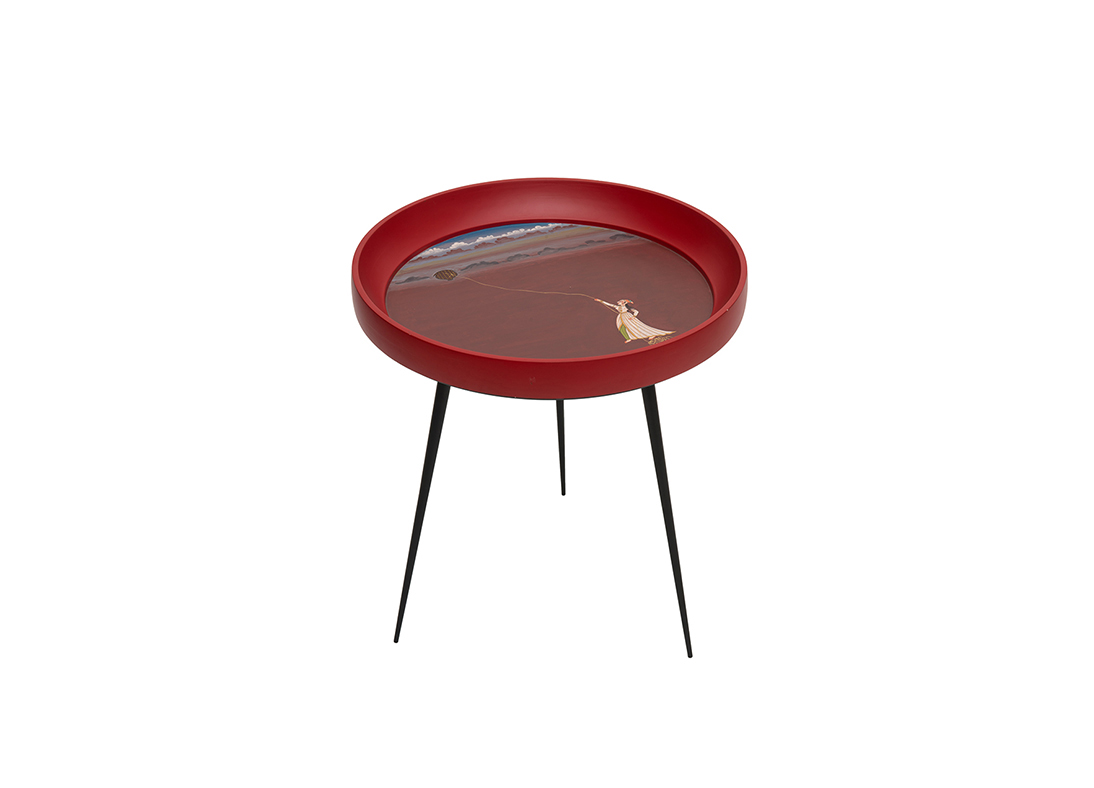 Jaipur Red Chestnut Bowl Table